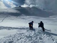 coupe dans la neige coupe dans la neige